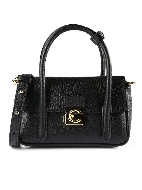 Coccinelle C-Me Lock Håndtaske Læder 19 cm