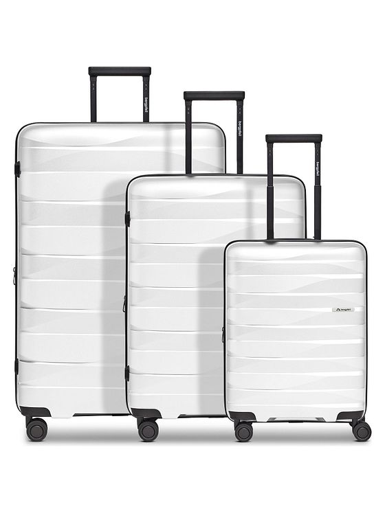 Bergpfeil Travel 4-hjuls kuffertsæt, 3-delt, med stretchfoldning