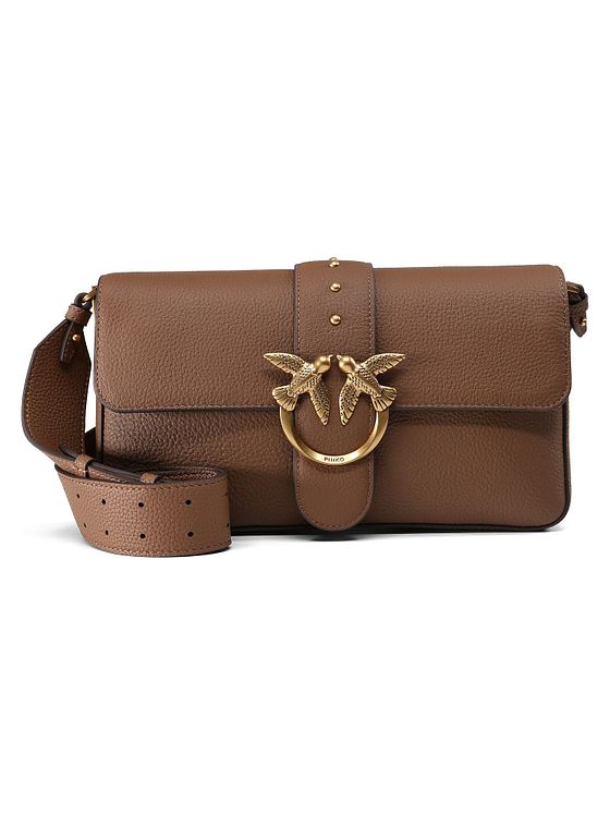 PINKO Love One Skuldertaske Læder 27 cm