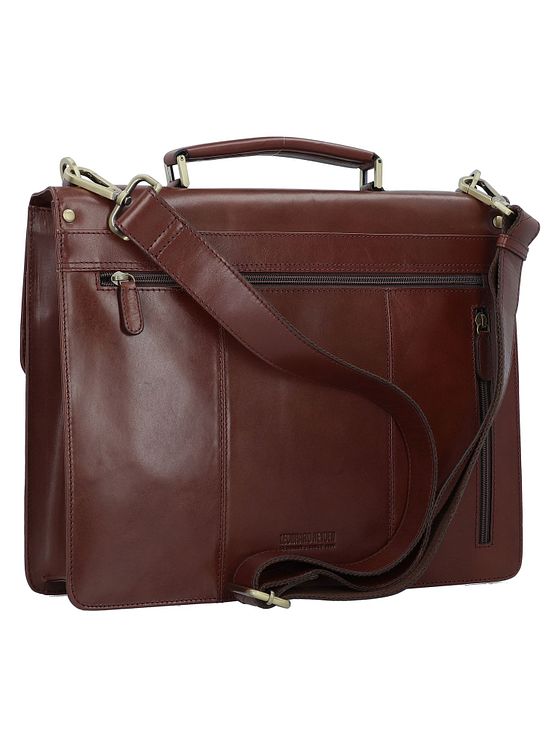 Leonhard Heyden Cambridge dokumentmappe læder 38 cm rum til bærbar computer