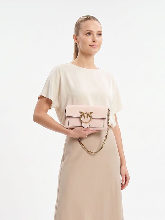 PINKO Love One Kuvertväska Läder 19 cm PINKO Love One Kuvertväska Läder 19 cm