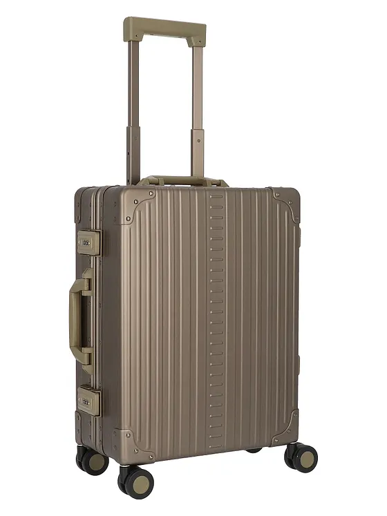 Aleon Traveler International kabinväska med 4-hjulig konstruktion i Aluminium, 55 cm