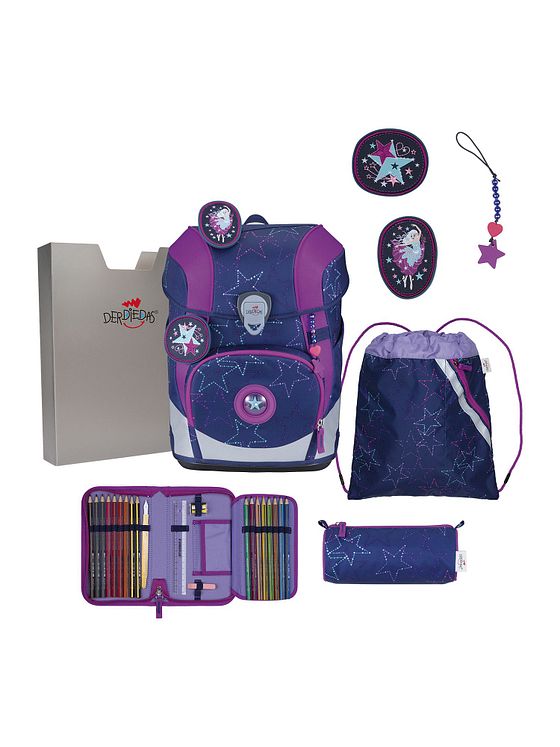 DerDieDas ErgoFlex Tiny LED Skoleransel-sæt