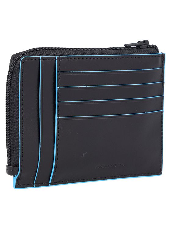 Piquadro Blå firkantet kreditkortholder RFID-læder 12 cm Piquadro Blå firkantet kreditkortholder RFID-læder 12 cm