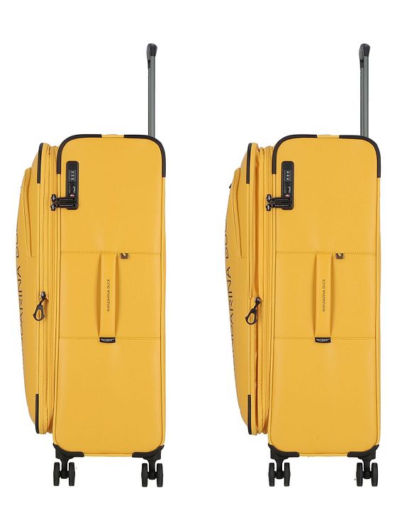 Mandarina Duck Eco Coated 4 hjul Trolley L 78 cm med strækfold