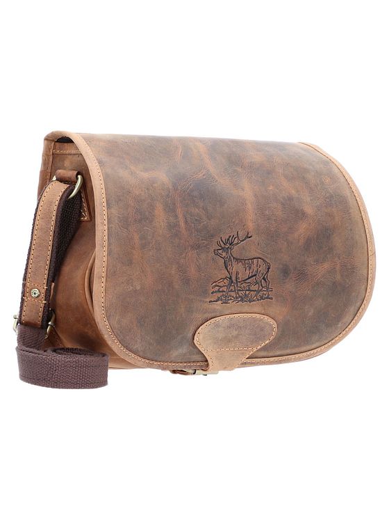 Greenburry Vintage jagttaske skuldertaske læder 30 cm Greenburry Vintage jagttaske skuldertaske læder 30 cm
