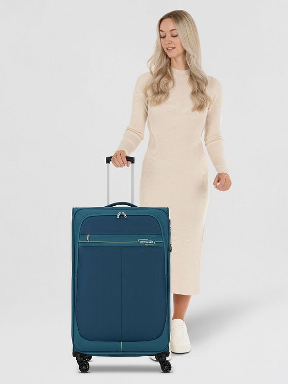 American Tourister Deep Dive 4 kolečka Vozík L 80 cm s roztažitelným záhybem