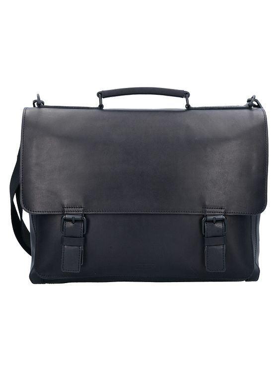 Jost Kožená aktovka Futura 38 cm s přihrádkou na notebook