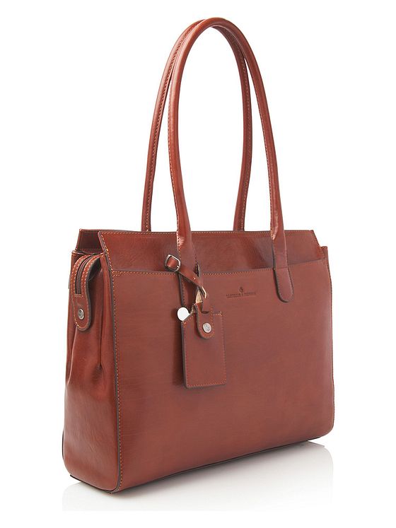 Castelijn & Beerens Ellen skuldertaske læder 40 cm rum til bærbar computer