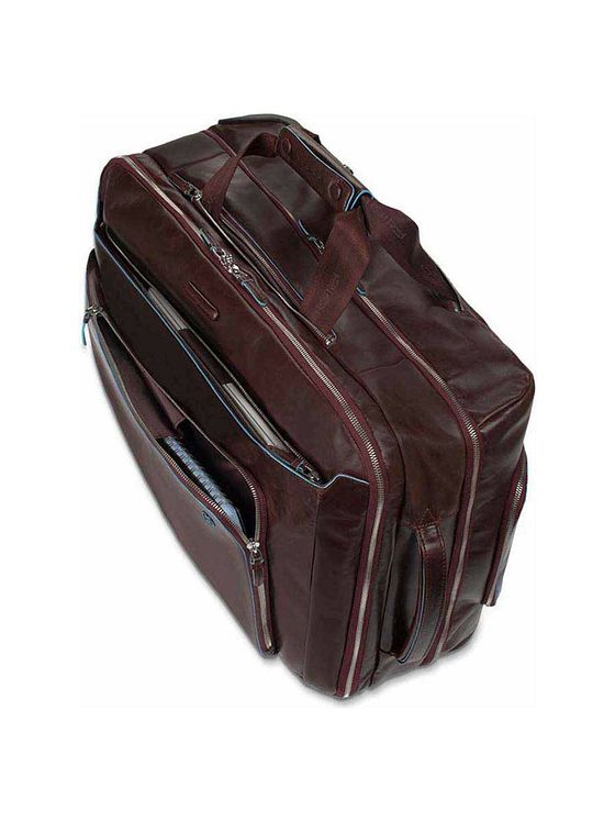 Piquadro Blue Square 2-hjuls business trolley læder 51 cm laptoprum