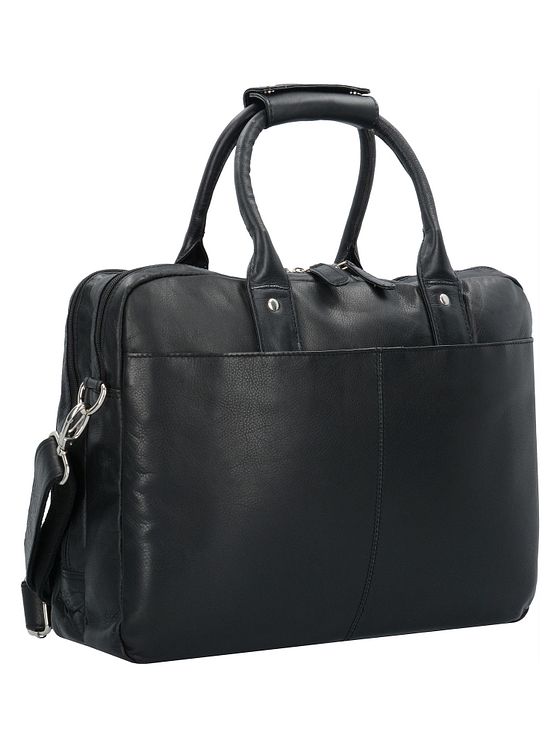 Dermata Dokumentmappe i læder med 39 cm rum til bærbar computer Dermata Dokumentmappe i læder med 39 cm rum til bærbar computer