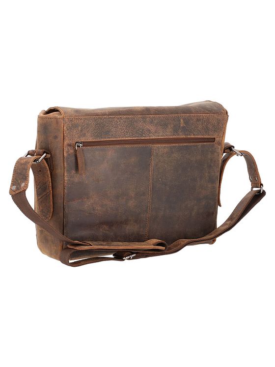 Pride and Soul Ben skuldertaske læder 33 cm rum til bærbar computer