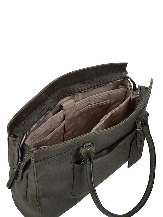 Castelijn & Beerens Carisma skuldertaske RFID-læder 38 cm rum til bærbar computer