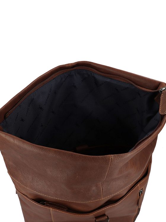 Jack Kinsky Porto Batoh Kůže 43 cm Kapsa na notebook