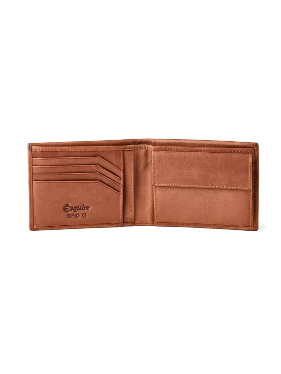Esquire Chicago Cartera Bloqueo RFID Piel natural 12 cm Esquire Chicago Cartera Bloqueo RFID Piel natural 12 cm