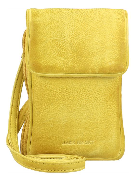 Jack Kinsky Nassau mobiltaske RFID læder 9,5 cm