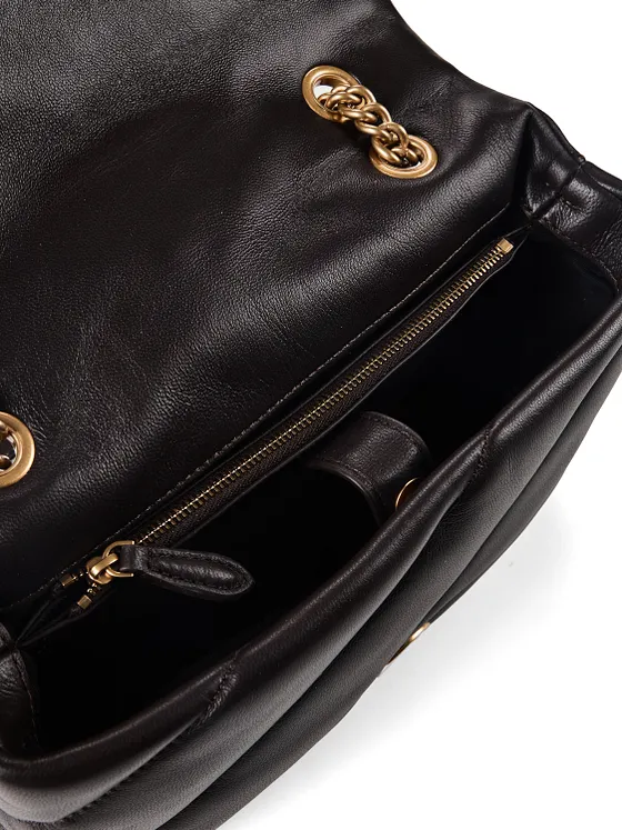 PINKO Love Puff Crossbody-väska Läder 30 cm PINKO Love Puff Crossbody-väska Läder 30 cm