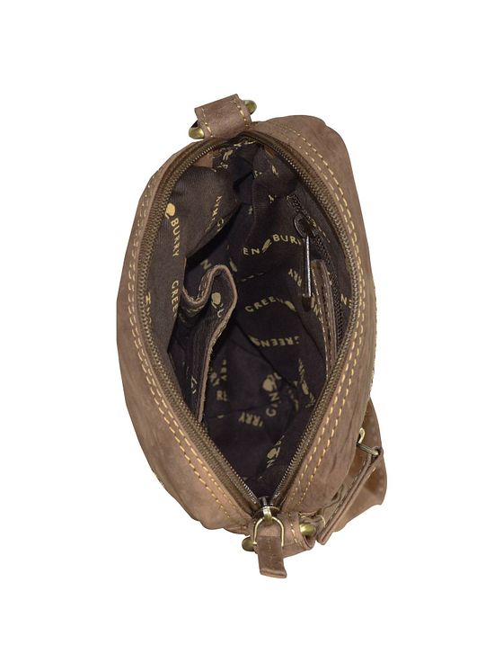 Greenburry Vintage skuldertaske i læder 18 cm