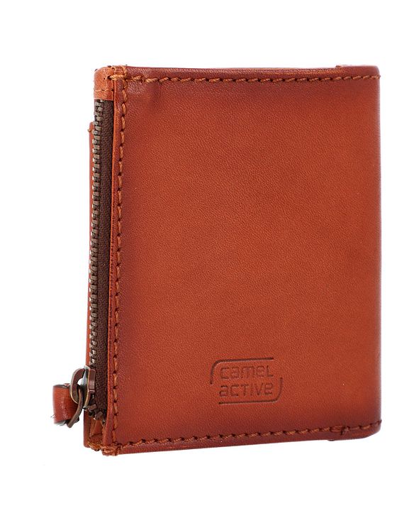 camel active Pěkná kožená peněženka RFID 8 cm