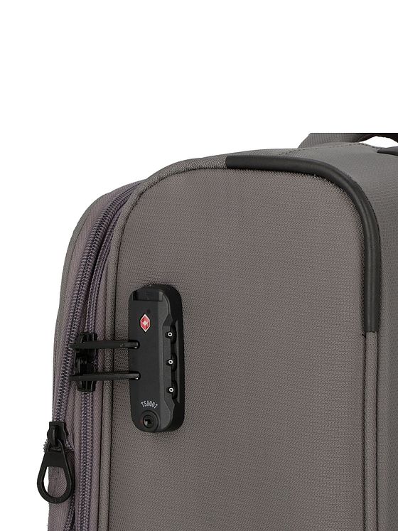 d & n Travel Line 9704 4 hjul Kabinetrolley S 55 cm med strækfold d & n Travel Line 9704 4 hjul Kabinetrolley S 55 cm med strækfold