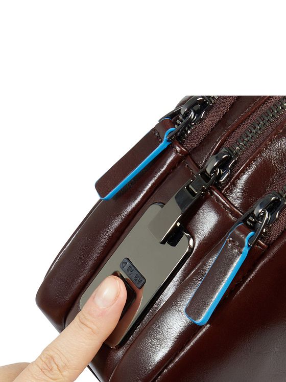 Piquadro Blue Square Skuldertaske Læder 23 cm