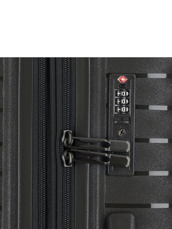 d & n Travel Line 4500 4 hjul Kuffert 3-delt med strækfold