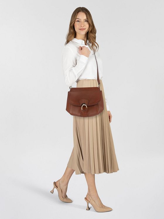 The Bridge Erica Skuldertaske Læder 30 cm The Bridge Erica Skuldertaske Læder 30 cm