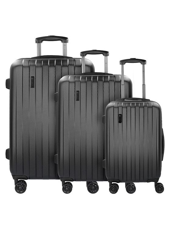 bugatti Lima 2.0 FL 4-hjuls kuffertsæt 3 stk. med dobbelthjul