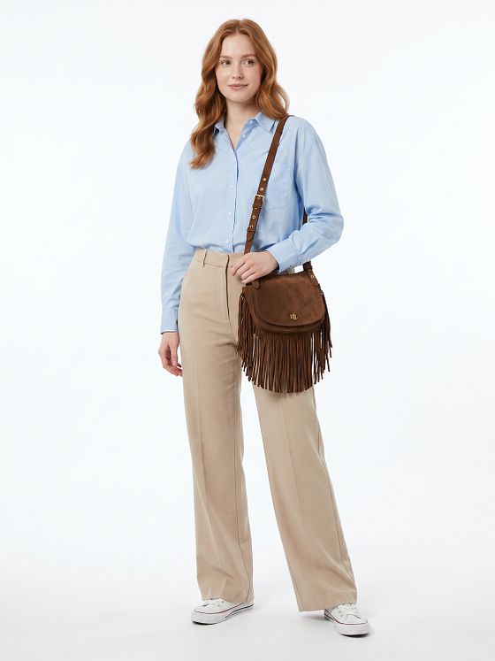 Lauren Ralph Lauren Marcy Bolsa de hombro Piel natural 21 cm Lauren Ralph Lauren Marcy Bolsa de hombro Piel natural 21 cm