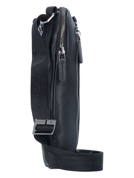 Piquadro Black Square Bolsa de hombro Piel natural 23 cm Piquadro Black Square Bolsa de hombro Piel natural 23 cm