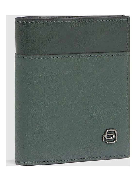 Piquadro Black Square Kreditkortetui RFID-beskyttelse Læder 9 cm