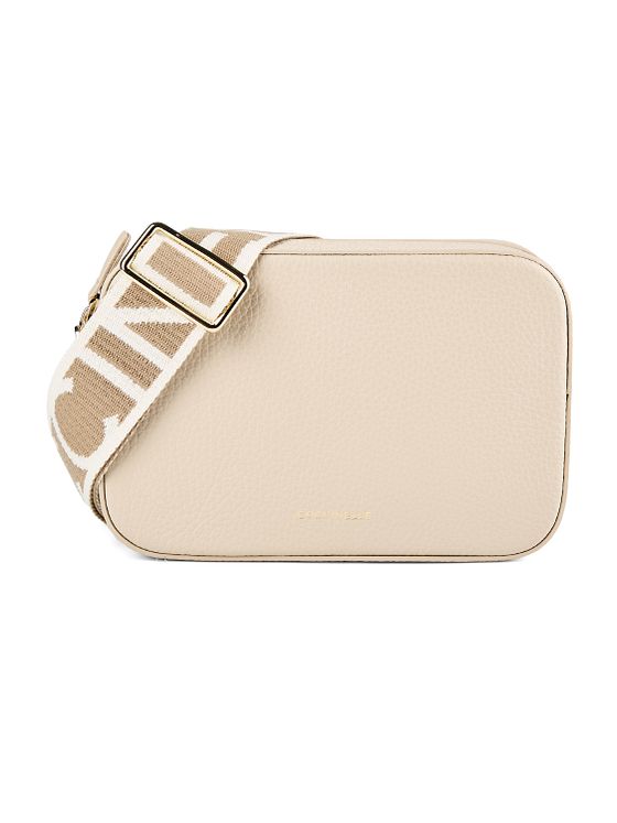 Coccinelle Kožená taška přes rameno Tebe 18 cm