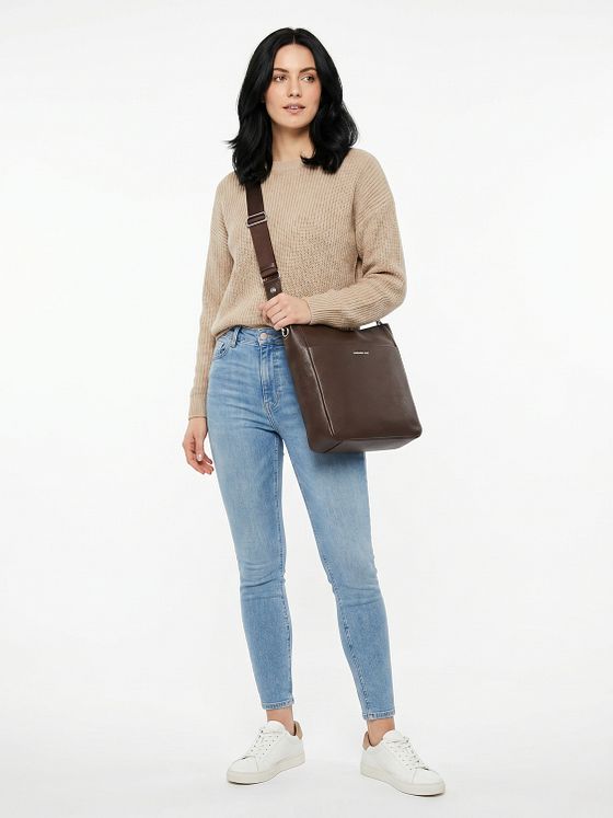 Mandarina Duck Mellow Leather Bolsa de hombro Piel natural 30 cm Mandarina Duck Mellow Leather Bolsa de hombro Piel natural 30 cm
