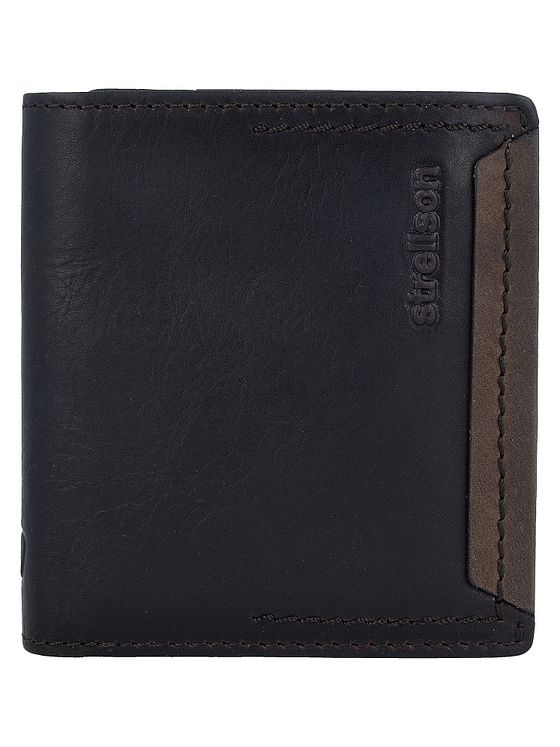 Strellson Camden-pung i læder 9,5 cm