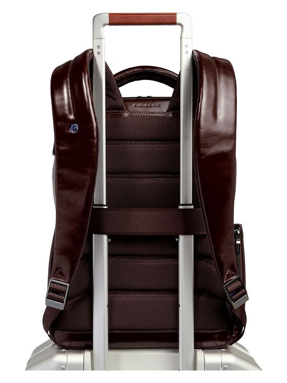 Piquadro Blue Square Batoh Kůže 29 cm Kapsa na notebook