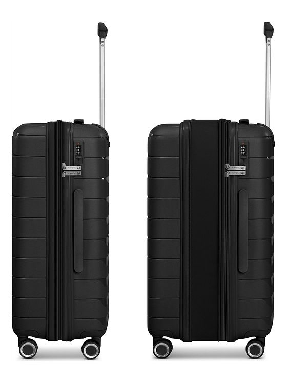 Franky London 4 hjul Kuffert 3-delt med strækfold