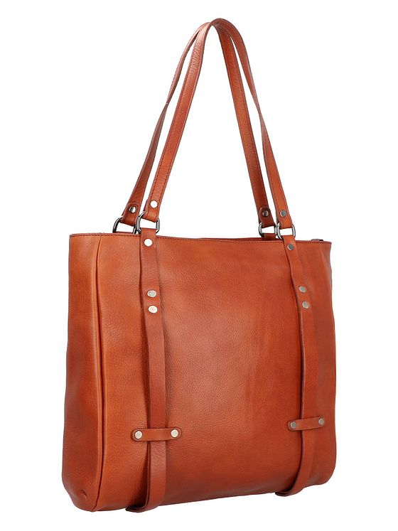 Jack Kinsky Alassio 4 skuldertaske i læder 34 cm