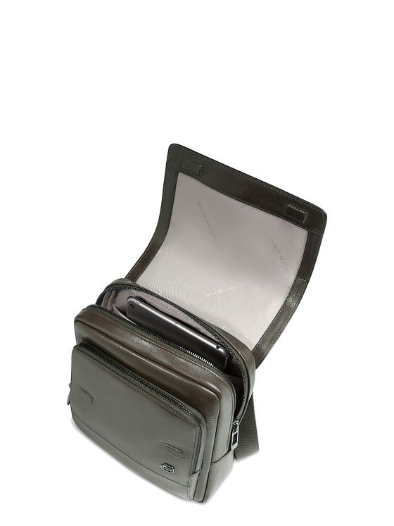 Piquadro Philip Skuldertaske Læder 20 cm