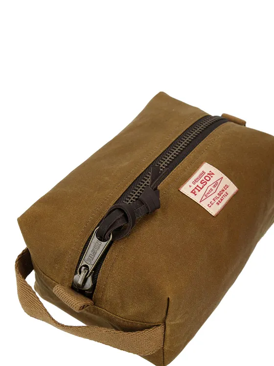 Filson Tin Cloth Neceser Piel natural 23 cm Filson Tin Cloth Neceser Piel natural 23 cm
