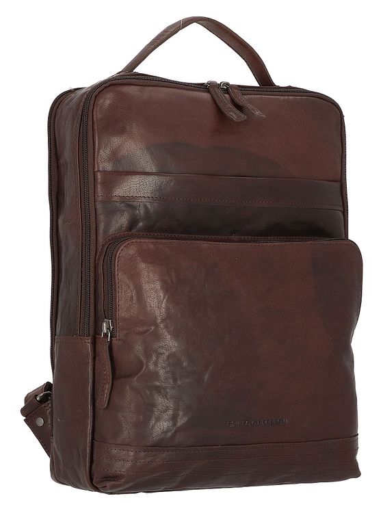 Spikes & Sparrow Bronco batoh kožený 40 cm přihrádka na notebook