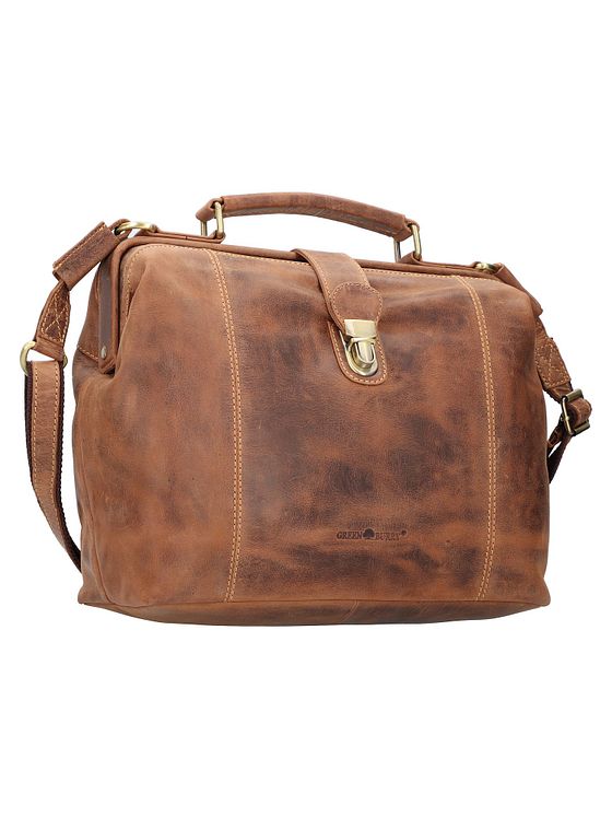 Greenburry Vintage håndtaske i læder 32 cm