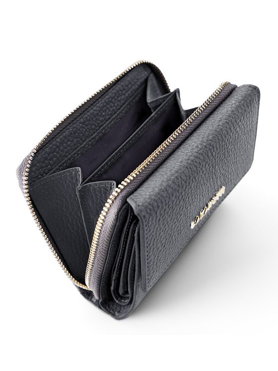 Lazarotti Bologna Kožená peněženka na zip Kožená 12 cm