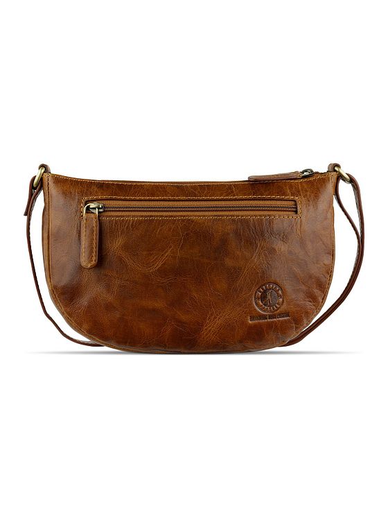 KLONDIKE 1896 Mountain-skuldertaske i læder 29 cm