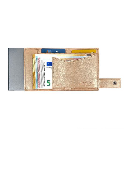 SecWal Peněženka na kreditní karty RFID kožená 9,5 cm