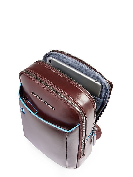 Piquadro Blue Square Mini Bag skuldertaske Læder 17 cm Piquadro Blue Square Mini Bag skuldertaske Læder 17 cm