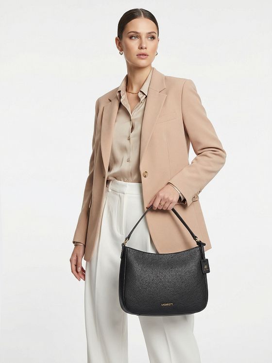 Lazarotti Bologna Leather Hobo skuldertaske læder 27 cm Lazarotti Bologna Leather Hobo skuldertaske læder 27 cm