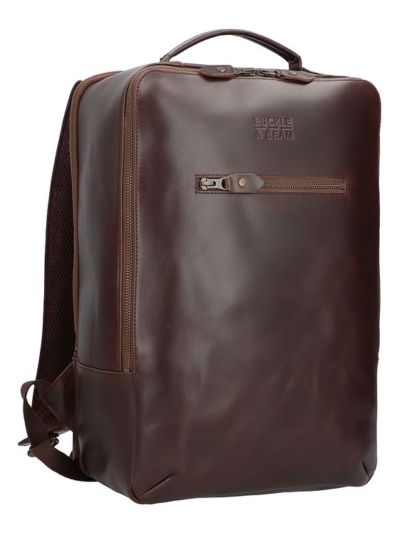 Buckle & Seam Leon rygsæk læder 41 cm rum til bærbar computer