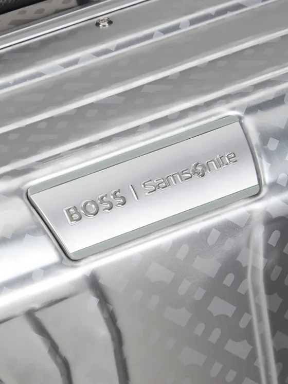 Samsonite Lite-Box Alu Boss Edition – příruční zavazadlo na kolečkách z hliníku s 4 kolečky, 55 cm