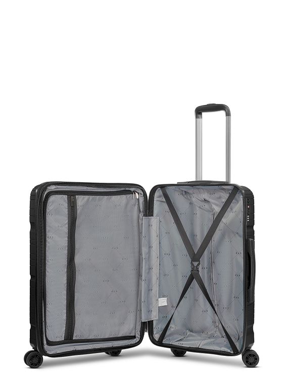 d & n Travel Line 4300-Plus 4 hjul Trolley M 65 cm med strækfold d & n Travel Line 4300-Plus 4 hjul Trolley M 65 cm med strækfold