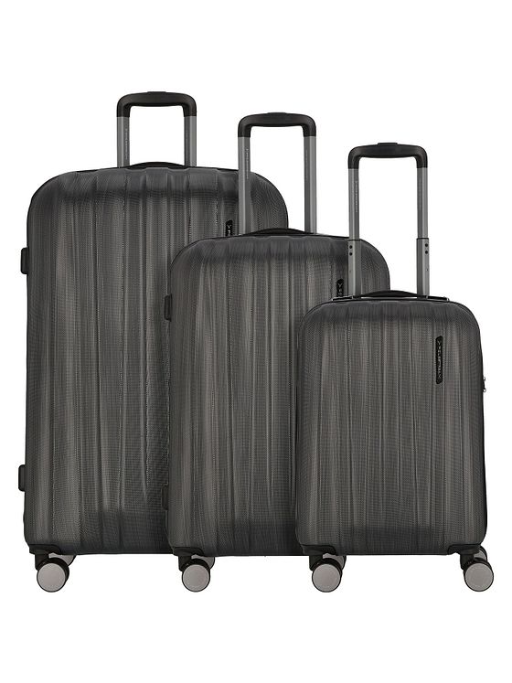 Polestream Moonrock 4 kolečka Sada kufrů 3-dílný s roztažitelným záhybem